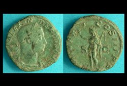 Severus Alexander, Sestertius, Sol with Whip Reverse